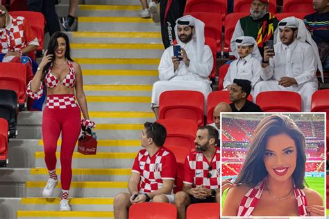 World Cups sexiest fan Ivana Knoll turns heads in revealing dress